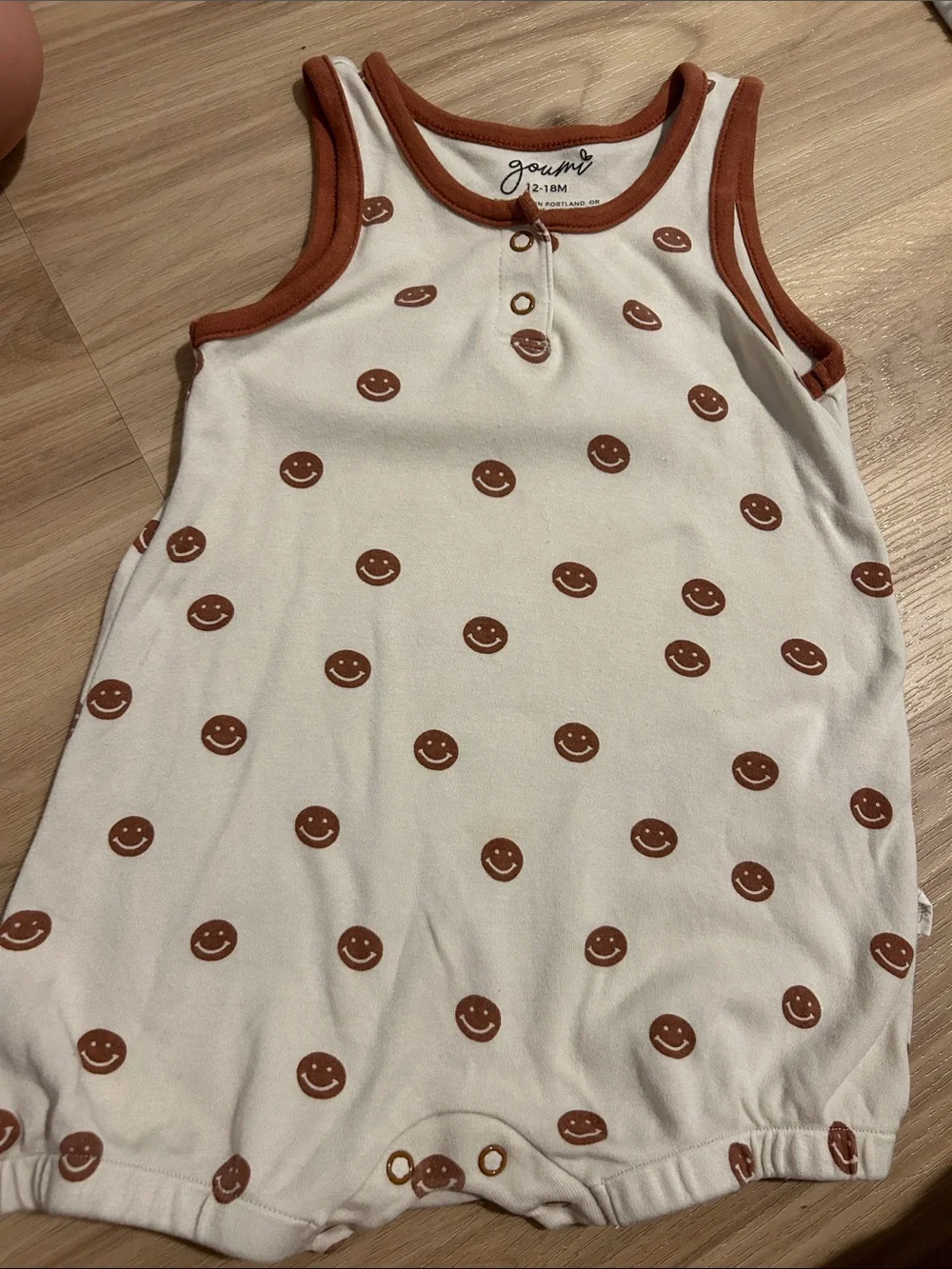Goumi Dot Tank Romper